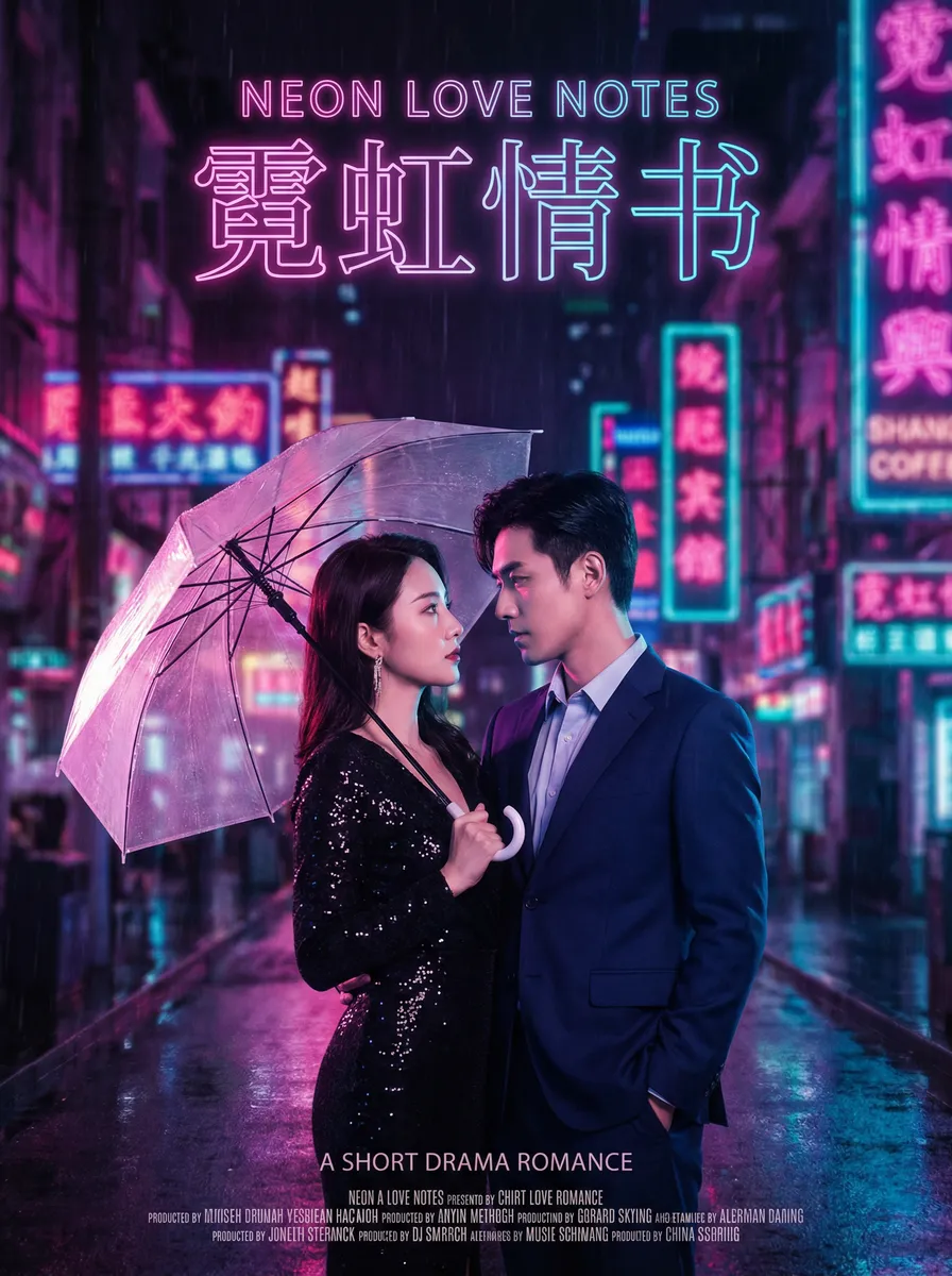 夜里十大禁用软件APP 热播都市爱情短剧 - 霓虹情书海报