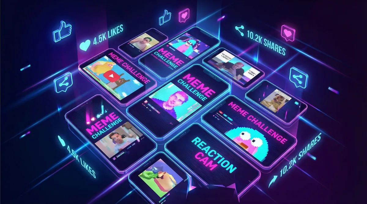 夜里十大禁用软件APP 热梗挑战活动 - 用户二次创作展示